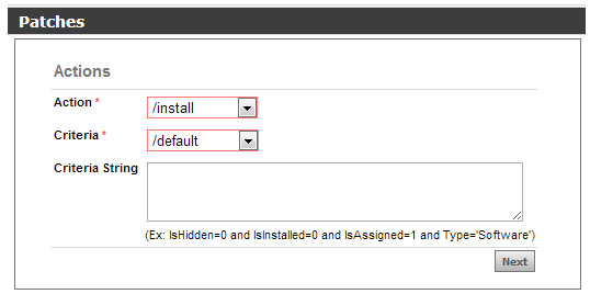 patching criteria