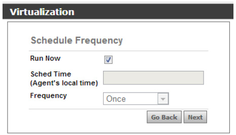 virtualization job frequency