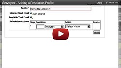 Adding a Resolution Profile
